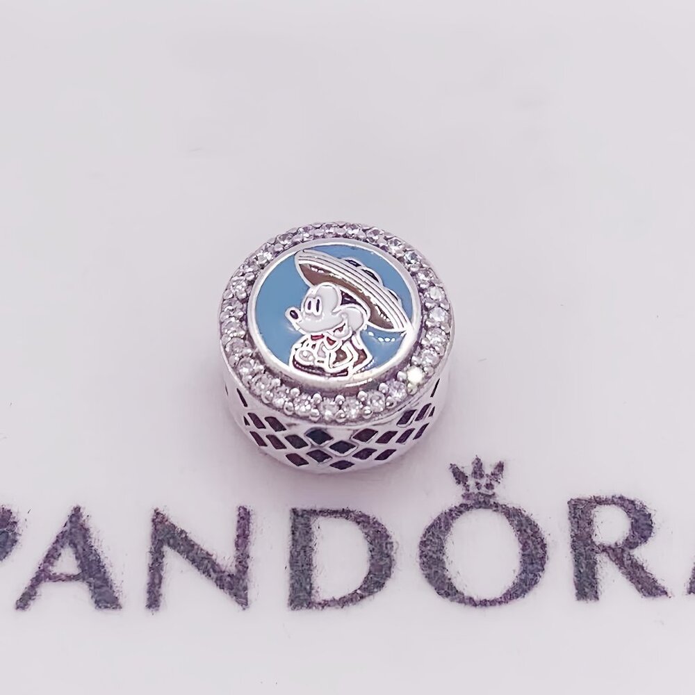 Disney Parks Pandora EPCOT Mexico World Showcase Mickey Mouse Button Charm Park